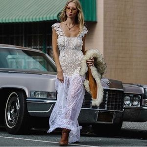 Chasing Unicorns Somebody to Love crochet and lace Gown